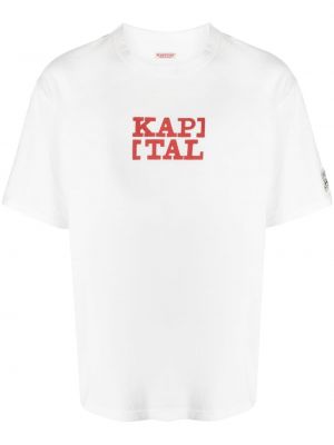 T-shirt à imprimé Kapital blanc