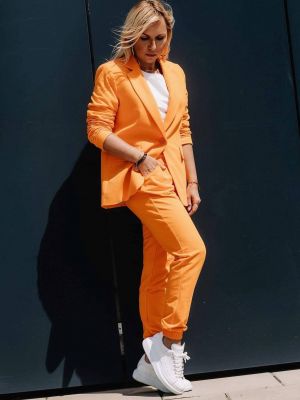 Спортни панталони Lemonada оранжево