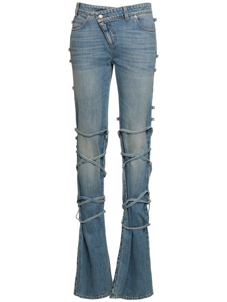 Jeans i bomull Alexander Mcqueen blå