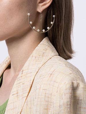 Boucles d'oreilles avec perles à boucle Dalila Barkache