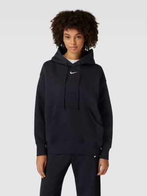 Bluza z kapturem oversize Nike czarna
