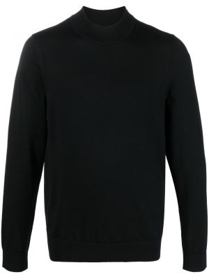 Sweter wełniany Sandro czarny