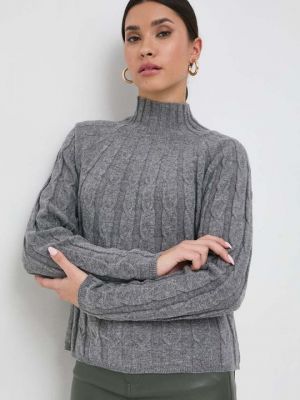 Шерстяной свитер Marella серый