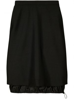 Mohérové vlněné sukně Tory Burch černé
