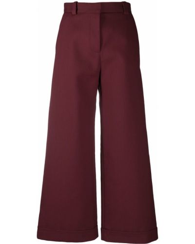 Pantalones de cintura alta bootcut See By Chloé rojo