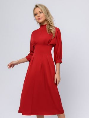 Платье 1001 Dress бордовое