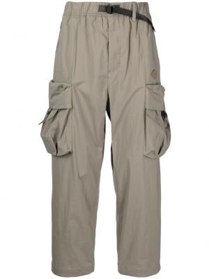 Relaxed fit „cargo“ stiliaus kelnės su kišenėmis Spoonyard žalia