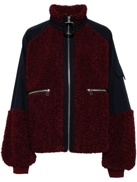 Fleece pitkä takki Jw Anderson punainen