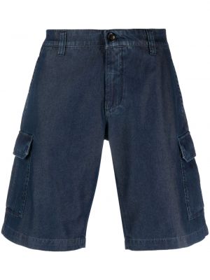 Shorts cargo avec poches Moorer bleu