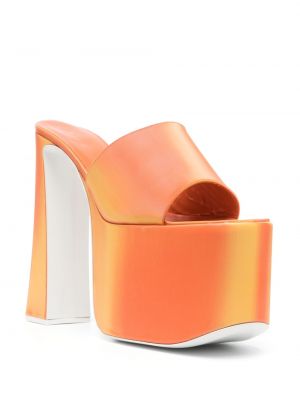 Sandales à plateforme Gcds orange