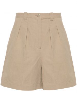 Shorts en coton A.p.c. beige