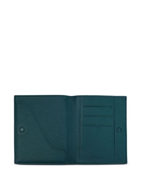 Kožená peněženka 12 Storeez zelená