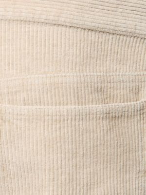 Bombažne lanene hlače iz rebrastega žameta A.p.c.
