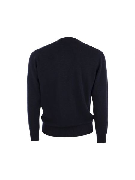 Jersey de lana de cachemir de tela jersey Mc2 Saint Barth azul