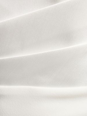 Krepové dlouhé šaty Solace London bílé