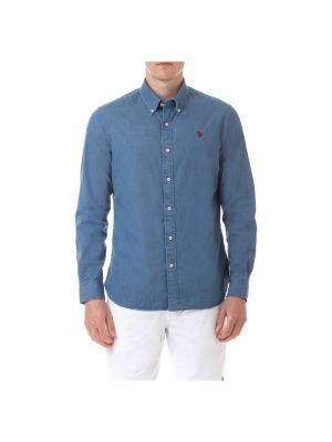 Koszula jeansowa U.s Polo Assn. niebieska