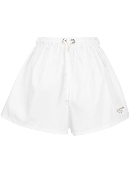 Pantalones cortos deportivos Prada blanco