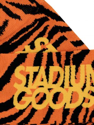 Chaussettes à imprimé et imprimé rayures tigre Stadium Goods® orange
