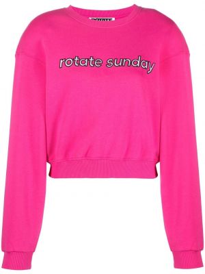 Brodert sweatshirt Rotate rosa