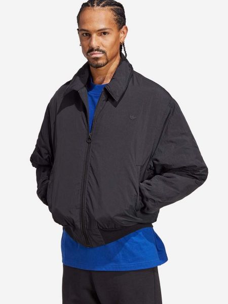 Najlonska jakna oversized Adidas Originals crna
