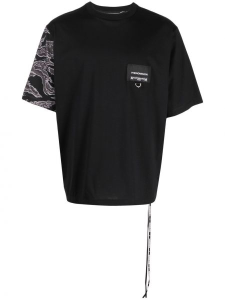 T-shirt à imprimé à imprimé camouflage Mastermind World noir