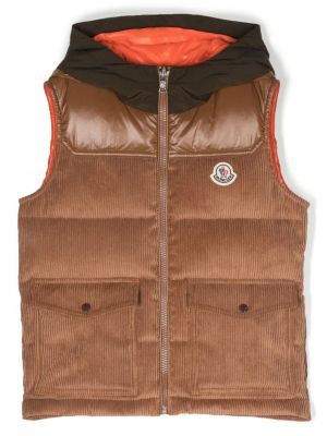 Vest for piger Moncler Enfant brun