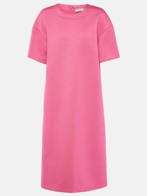 Midi haljina od jersey 's Max Mara ružičasta