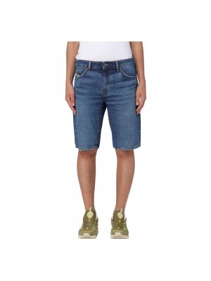 Shorts di jeans Diesel nero