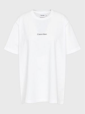 Marškinėliai Calvin Klein Jeans Plus balta