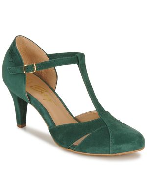 Pantofi cu toc cu toc Betty London verde