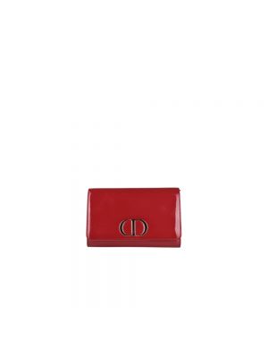 Portfel skórzany Dior czerwony