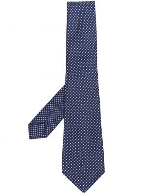 Cravată de mătase în carouri Kiton