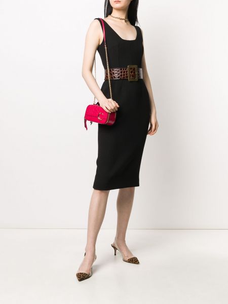 Přiléhavé večerní šaty Dolce & Gabbana černé