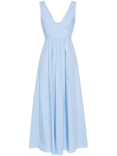 Sukienka midi z kokardką Parosh niebieska