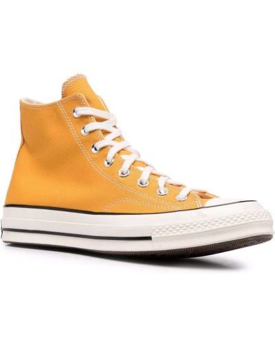 Karierter sneaker Converse gelb