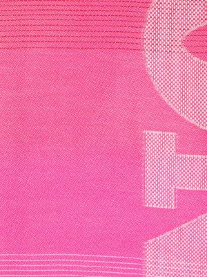 Echarpe en laine à imprimé Missoni rose