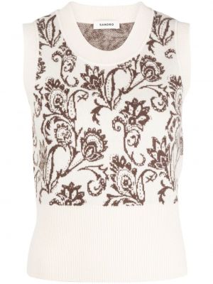 Floral crop top Sandro