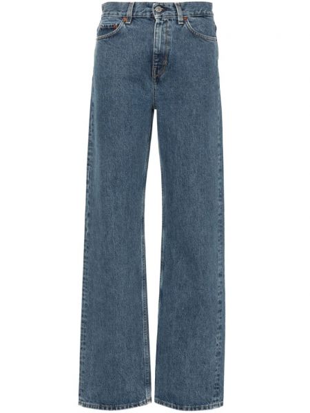 Voľné džínsy s vysokým pásom Sporty & Rich modrá