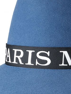 Filz mütze Maison Michel blau