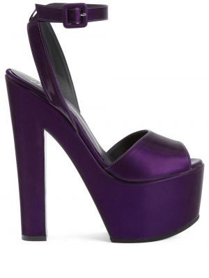 Sandales à plateforme Giuseppe Zanotti violet