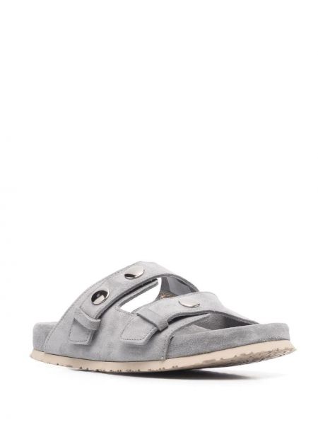 Semišové sandály Henderson Baracco šedé