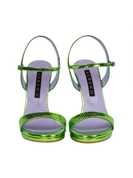 Sandale mit absatz mit hohem absatz Albano grün