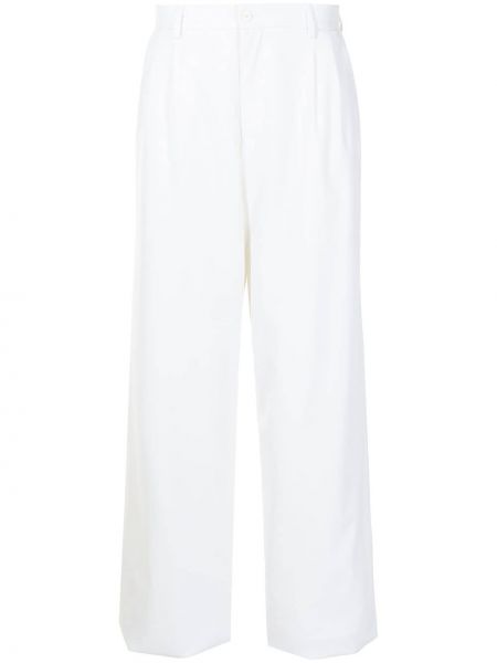 Pantalones bootcut Emporio Armani blanco