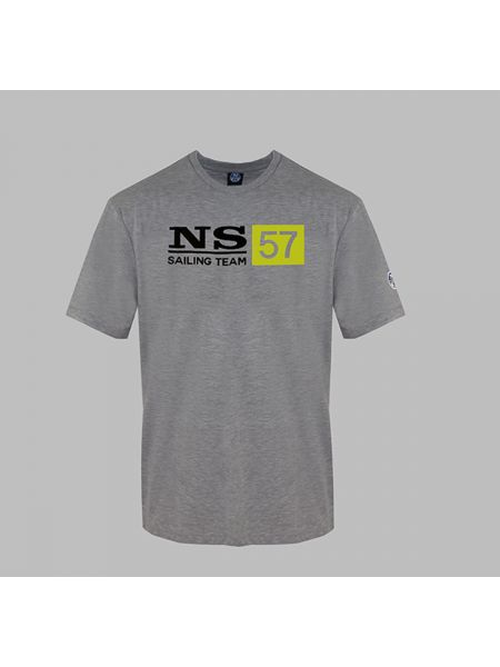 Tričko s krátkými rukávy North Sails šedé