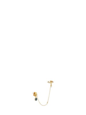 Drapírozott fülbevaló Zimmermann aranyszínű