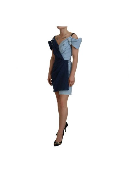 Mini vestido Dolce & Gabbana azul