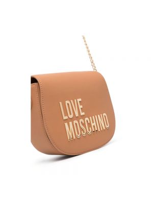 Torba na ramię Love Moschino brązowa