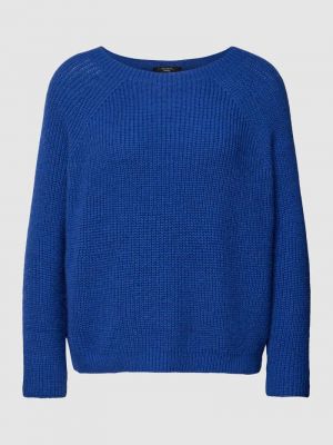 Dzianinowy sweter Weekend Max Mara niebieski