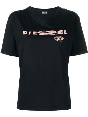 T-shirt Diesel svart