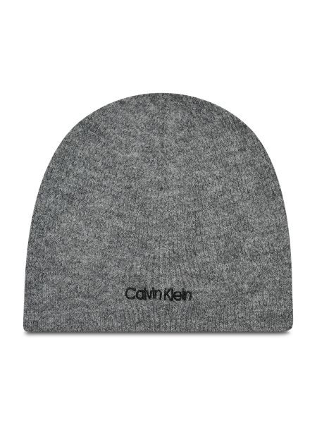 Bonnet en laine Calvin Klein gris